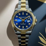 Men's Luxury Two-Tone Watch