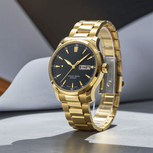 Men’s Luxury Gold & Black Watch